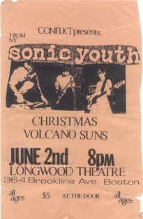 Sonic Youth Flier